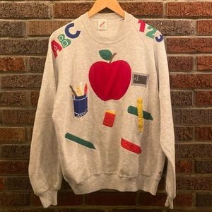 Vintage Homemade Teacher Crewneck